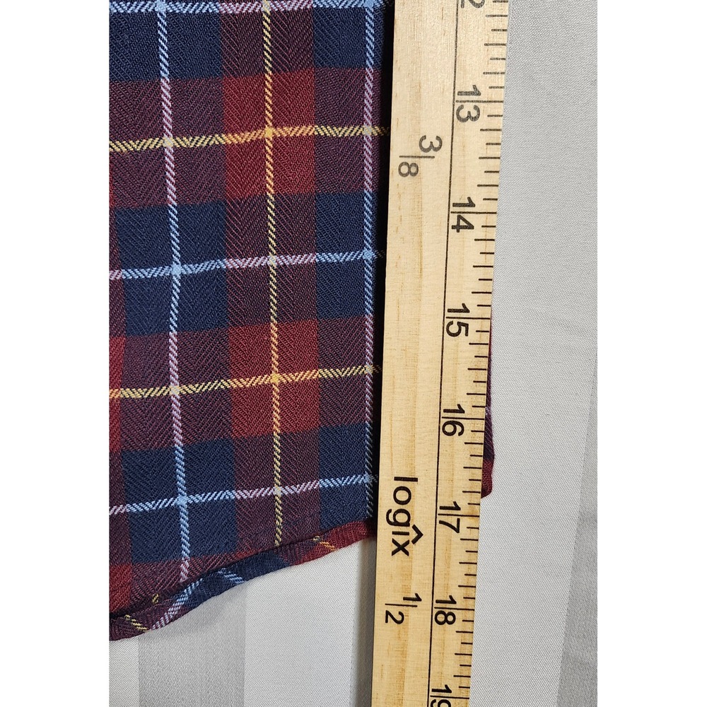 Lot 3 Vintage 90s Y2K LL Bean Button Outdoor Shirts Mens Large Medium Plaid 0030 - Picture 12 of 15